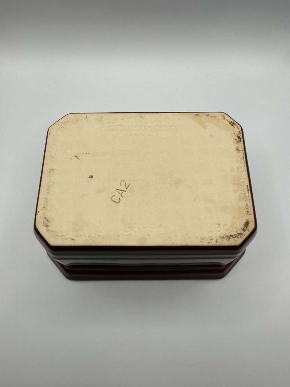 VTG Emile Henry Burgundy Red Small Terrine Baking Dish - Picture 9 of 11